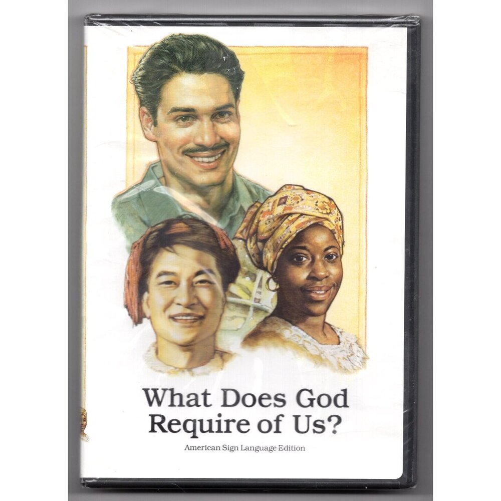 What Does God Require Of Us? DVD American Sign Language Ed. Watchtower ©2002